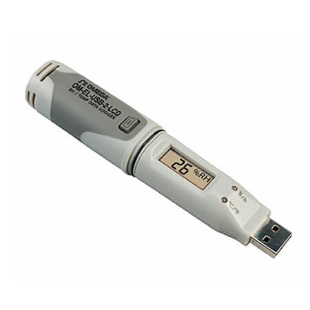 OMEGA奧米佳 OM-EL-USB-2-LCD溫度、濕度和露點數(shù)據(jù)記錄器 配有LCD顯示屏
